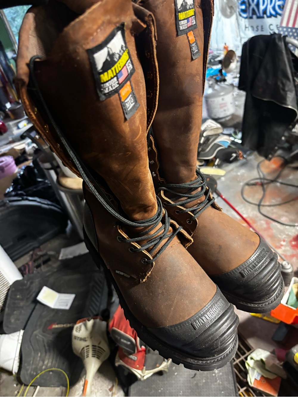 Matterhorn
 Brown Waterproof Work Boots for Men